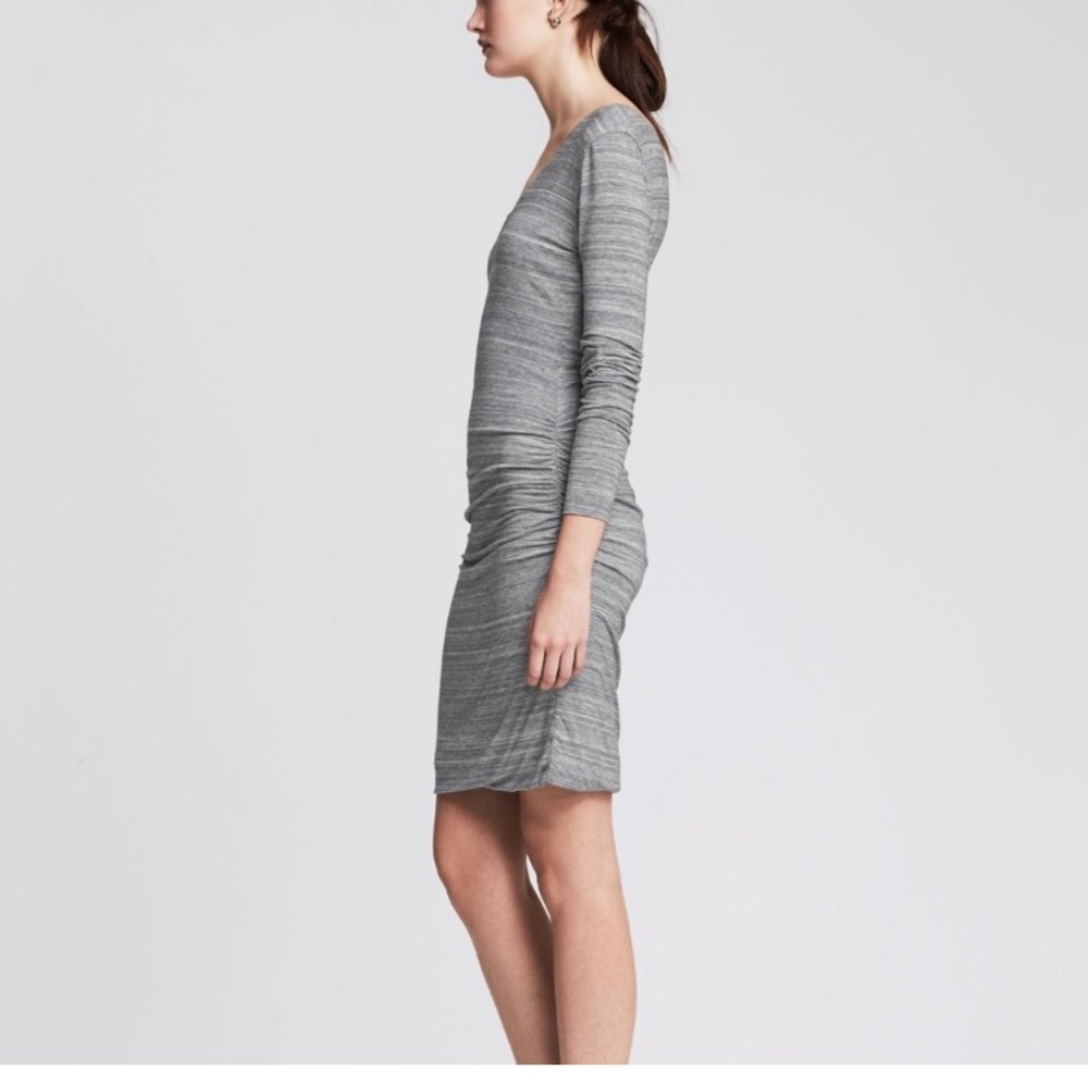 Banana Republic heather grey dress. Size XS. NWT